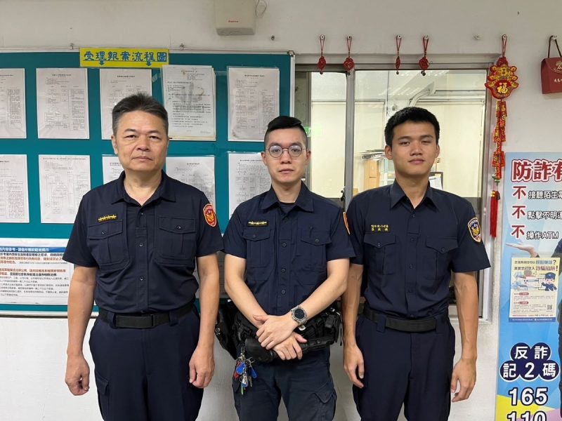 假冒蘭戰地醫生騙錢  內湖港墘所警與行員聯手成功阻詐
