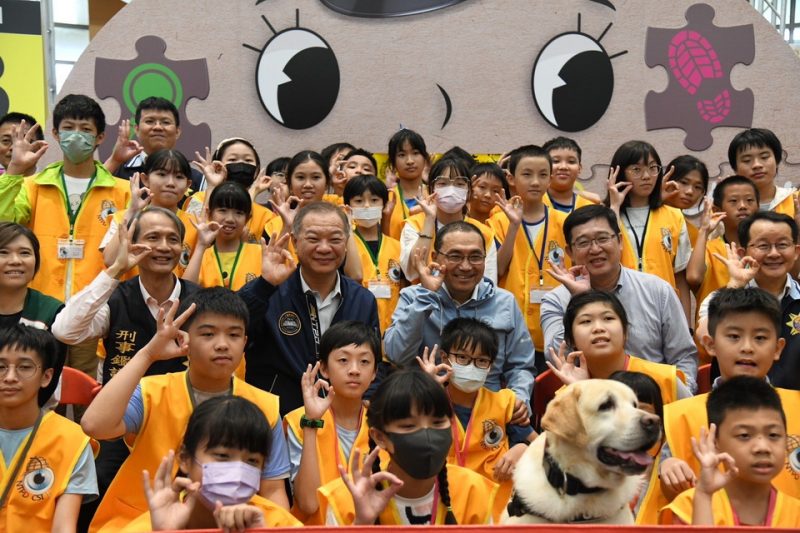 新北警第七屆CSI偵探體驗營 小朋友大玩鑑識科學