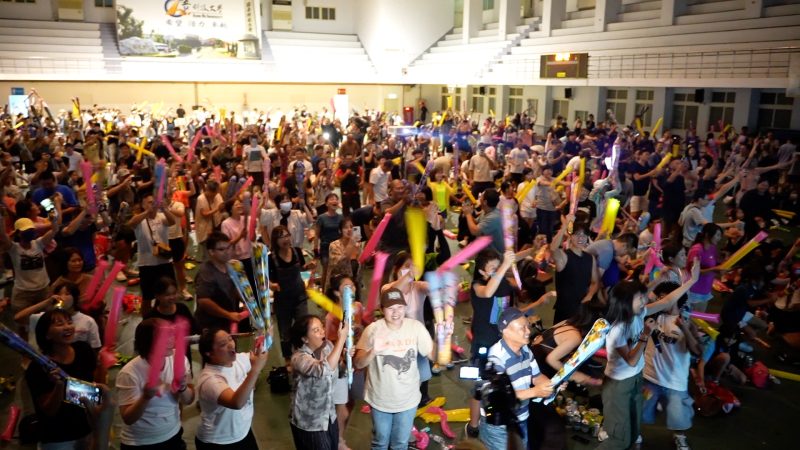 醒吾科大千人應援團吶喊發功 麟洋配奧運二連霸台灣首金入袋