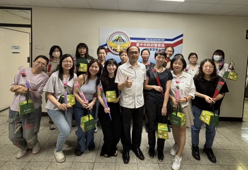 「粽」有妳真好 臺中市刑大溫馨慶母親節