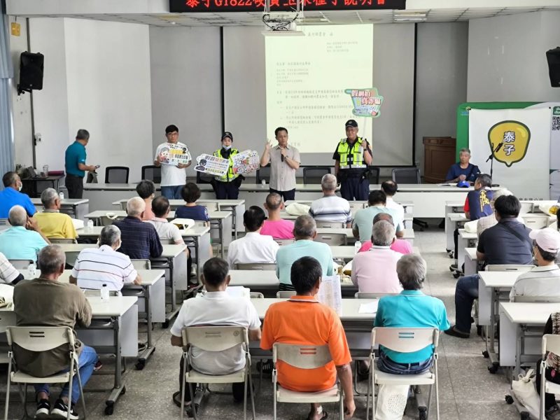 布袋警分局長履新即刻反詐宣導 守護農民血汗錢