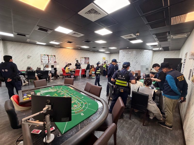 嘉警掃賭不停歇  縣民生活更安心