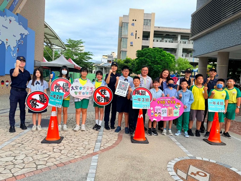 嘉義市開學日護童專案全面啟動  警民攜手守護學童平安上學
